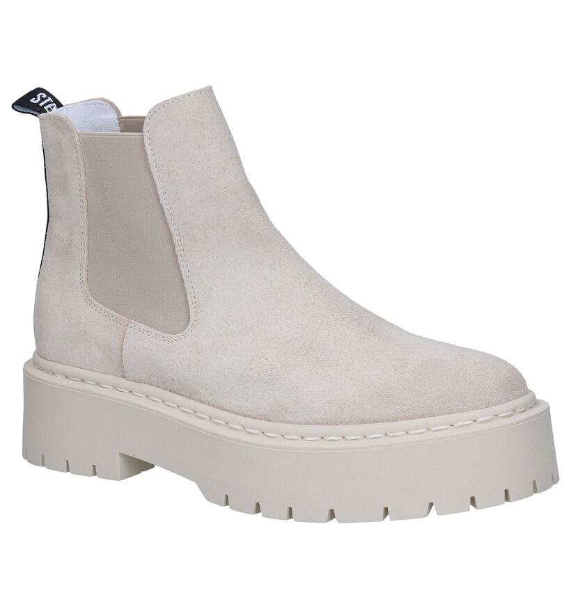 Steve Madden Veerly Beige Boots in nubuck (300600)