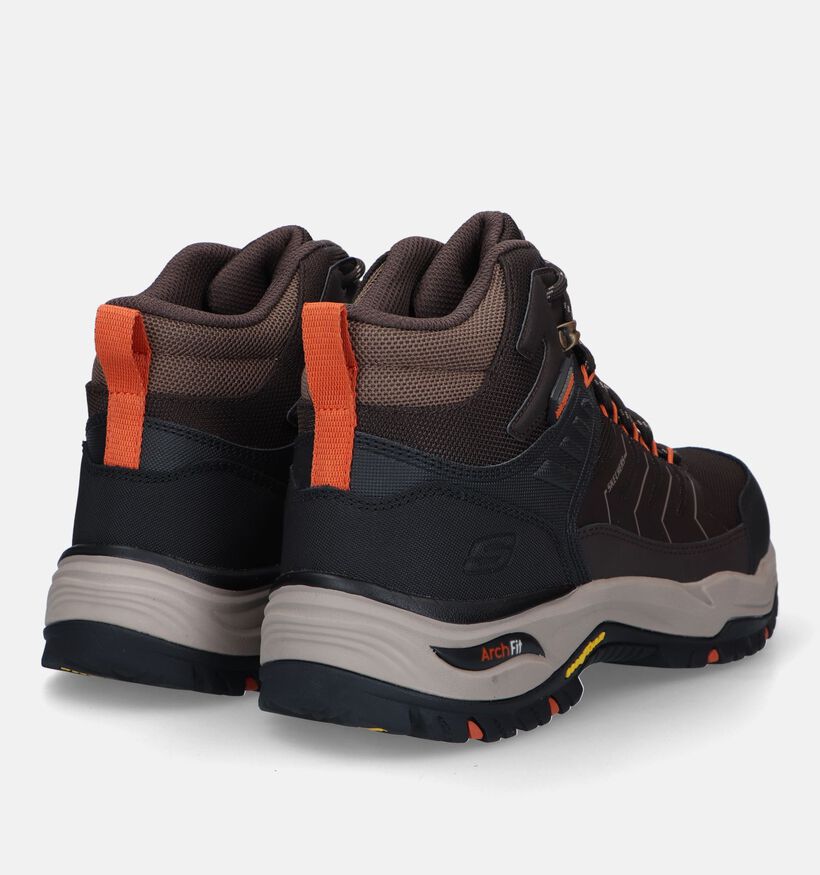 Skechers Arch Fit Dawson Raveno Bruine Wandelschoenen voor heren (346788) - geschikt voor steunzolen