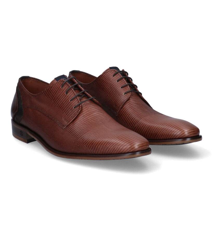 Ambiorix Dario Chaussures Habillées en Cognac pour hommes (309580)