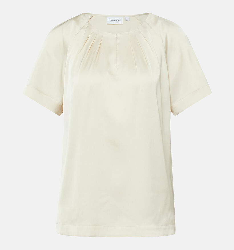 comma Blouse en Beige pour femmes (372183)