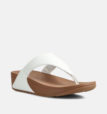 FitFlop Lulu Slippers Zwart/Wit/Goud/Cognac/Blauw/Roze