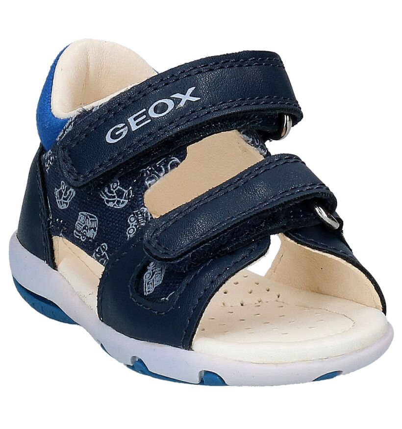 Geox Elba Sandales en Bleu en simili cuir (286968)