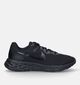 Nike Revolution 6 Baskets en Noir en textile (309068)
