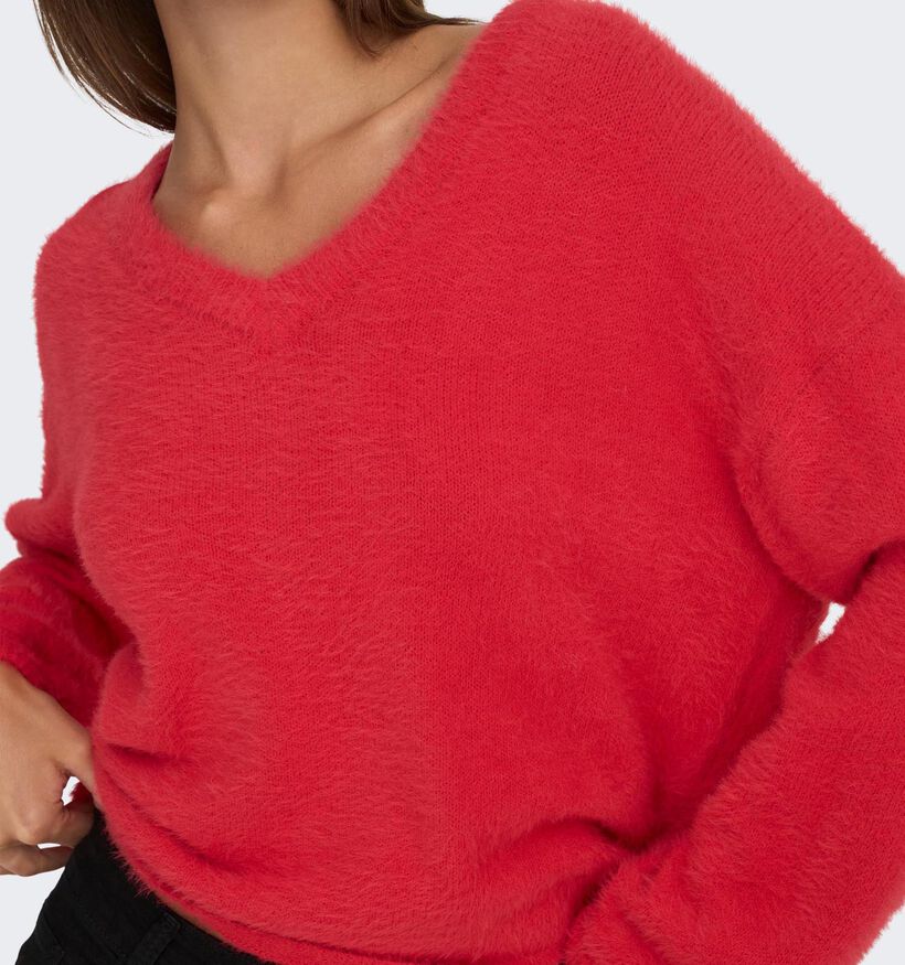 JDY Jola Rode Trui met v-hals voor dames (331930)
