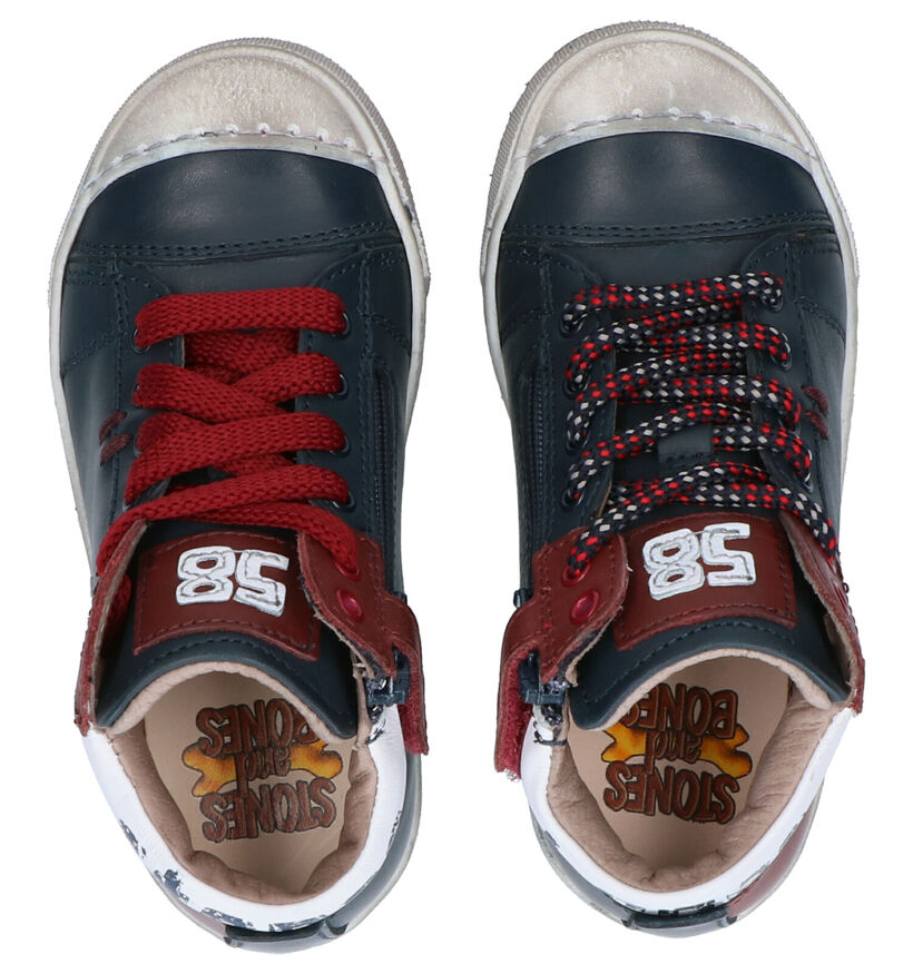 STONES and BONES Boris Chaussures hautes en Cognac en cuir (255441)