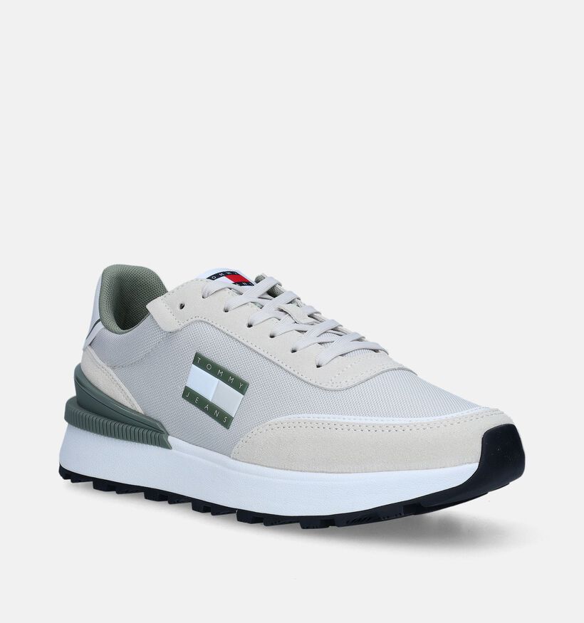 Tommy Hilfiger Tommy Jeans Technical Runner Beige Veterschoenen voor heren (342742) - geschikt voor steunzolen