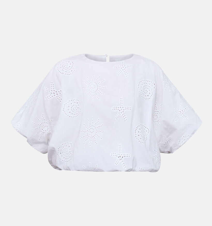 Sisters Point Gufo Witte Blouse voor dames (377822)