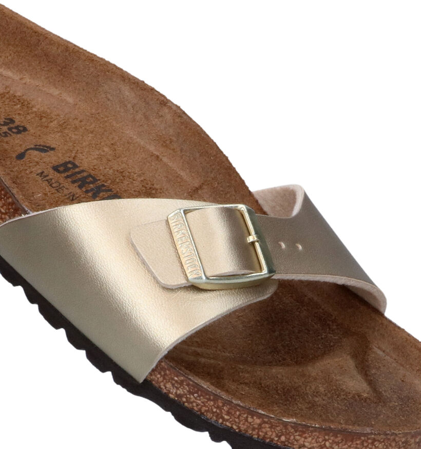 Birkenstock Madrid Birko-Flor Witte Slippers voor dames (338044)