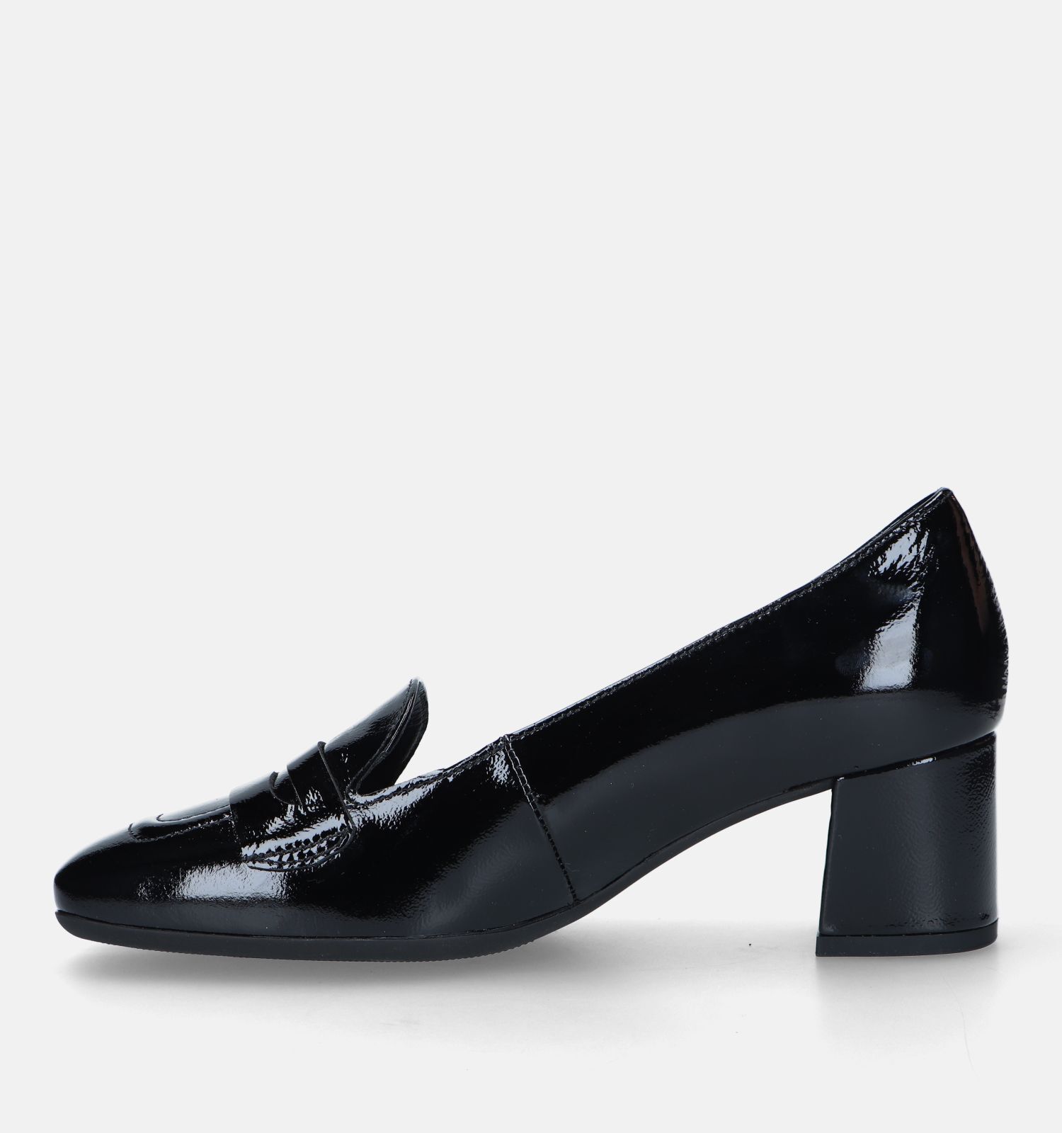Zwarte lak pumps dames top