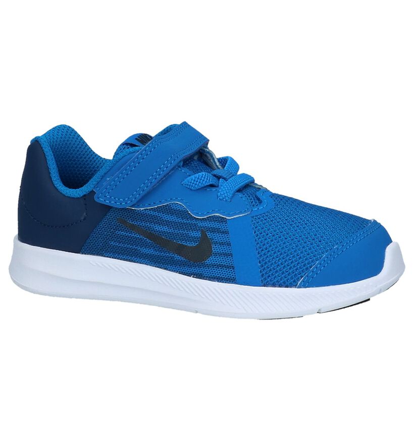 Nike Baskets basses en Bleu en textile (219607)