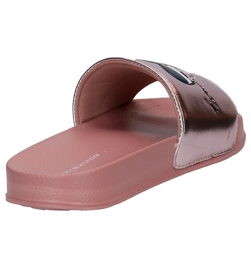 Tommy Hilfiger Roze Slippers in kunstleer (266547)