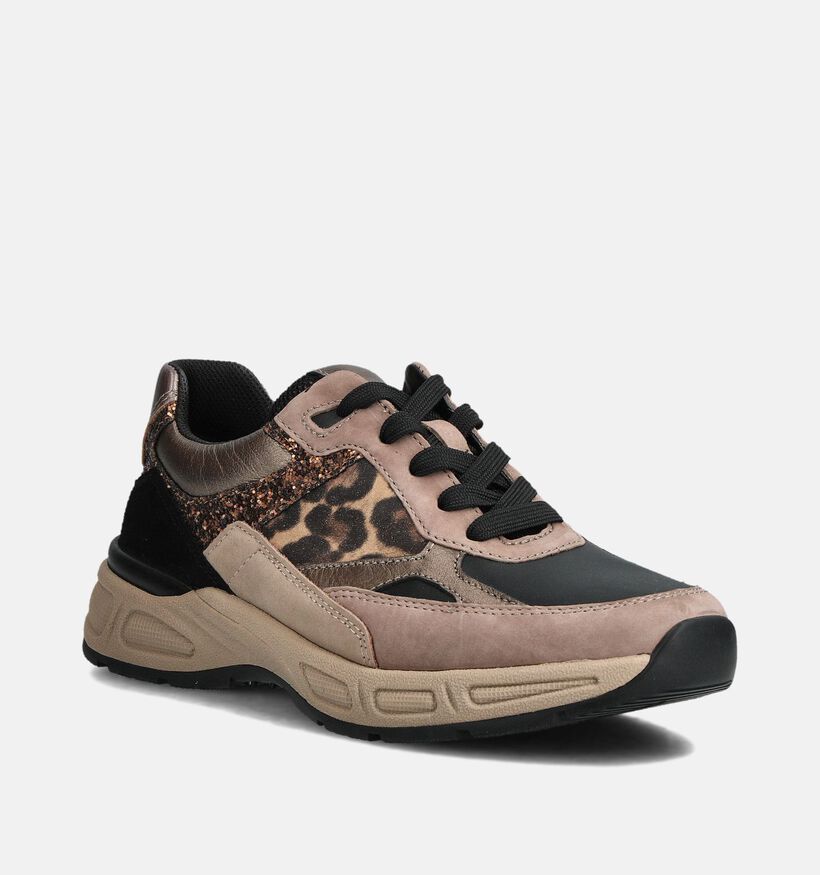 Gabor Taupe Lage Schoenen voor dames (361603) - geschikt voor steunzolen
