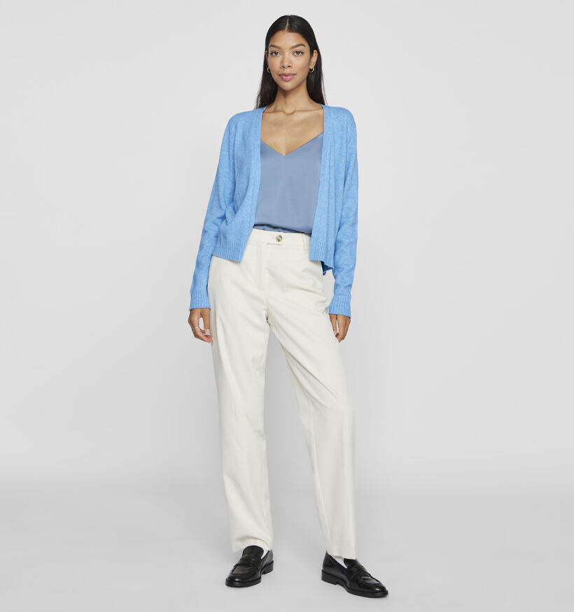 Vila Ril Blauwe Korte cardigan voor dames (351780)