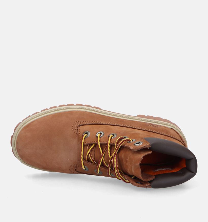 Timberland 6IN Premium WP Boot Cognac Bottines voor meisjes, jongens (329097) - geschikt voor steunzolen