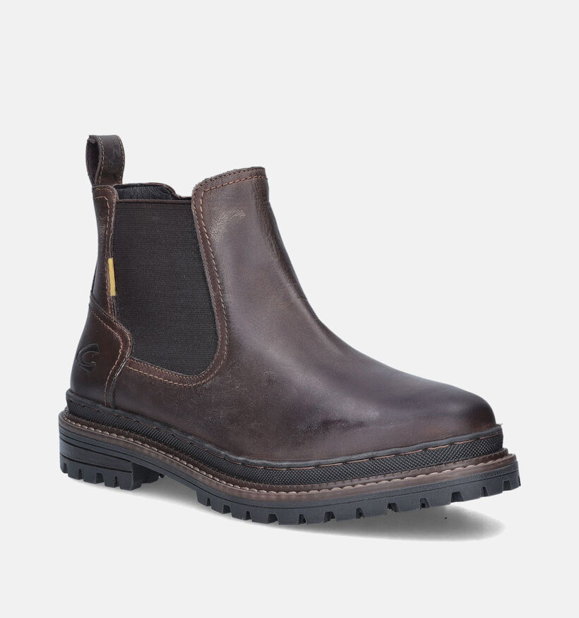 Camel Active Bruine Chelsea boots voor heren (348884) - geschikt voor steunzolen