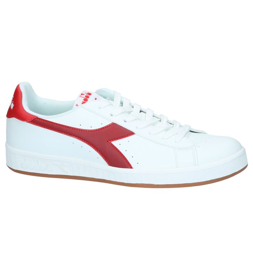 Diadora Game P Witte Sneakers in kunstleer (267972)