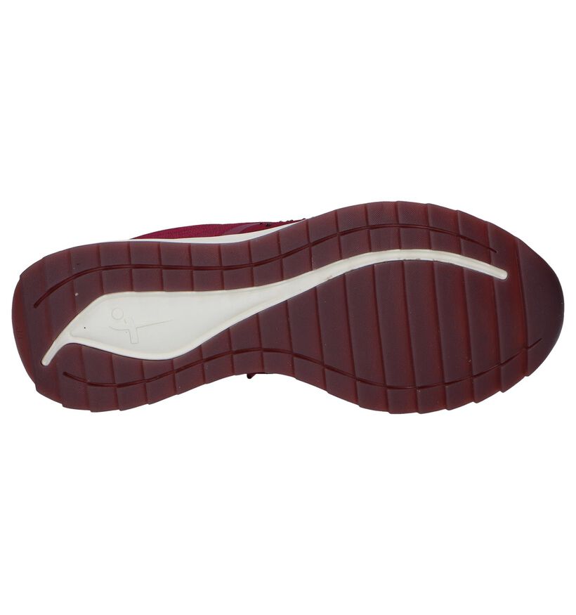 Tamaris Baskets slip-on en Bordeaux en textile (257098)