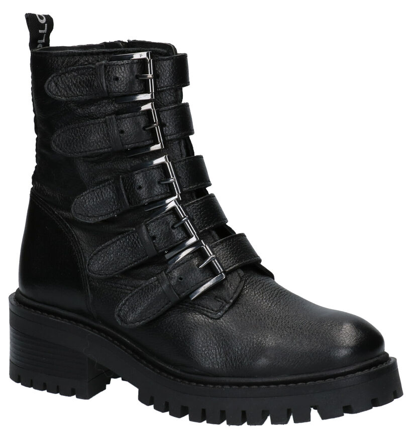 Poelman Klara Bottines en Noir en cuir (264698)