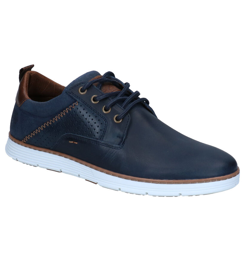 Bullboxer Cognac Veterschoenen in leer (276955)