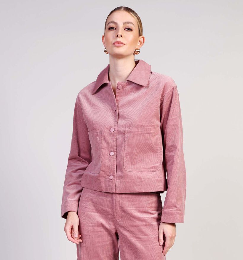 Desires Jolene Corduroy Roze Jas voor dames (364724)