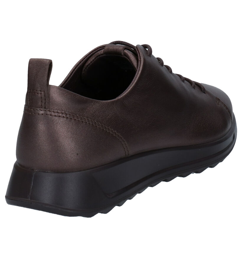 ECCO Flexure Bronzen Veterschoenen in leer (280983)
