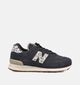 New Balance 574 Baskets sportives en Noir pour femmes (374989) - pour semelles orthop&eacute;diques