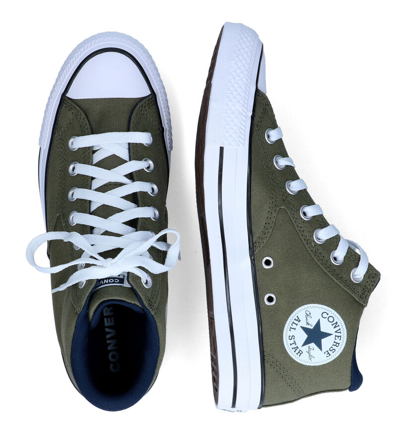 Converse Chuck Taylor AS Malden Street Baskets en Kaki en textile (317290)