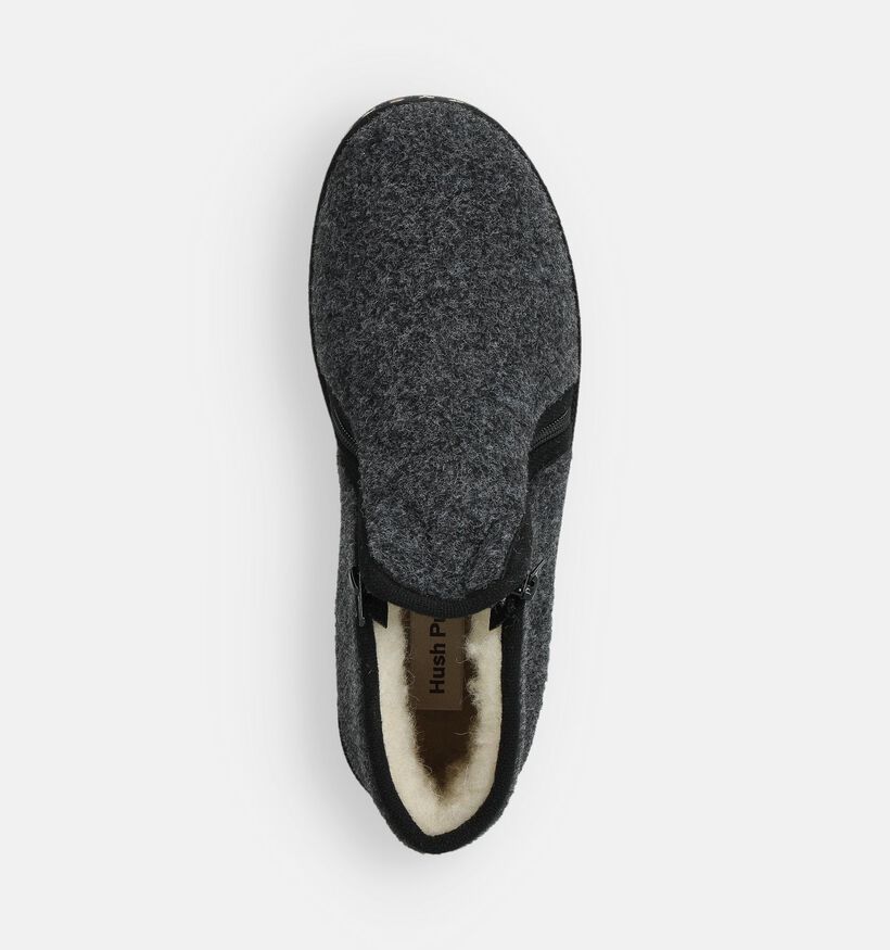 Hush Puppies Douvent Donkergrijze Gesloten Pantoffels voor heren (361629)