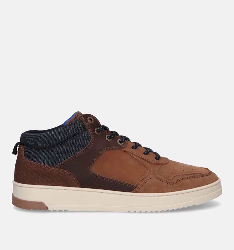 Bullboxer Chaussures hautes en Cognac pour hommes (328913)