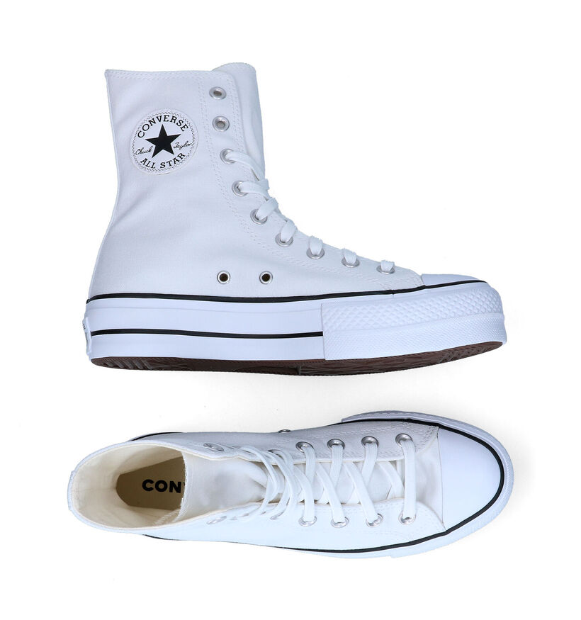 Converse CT All Star Lift X Baskets en Blanc pour femmes (293698)