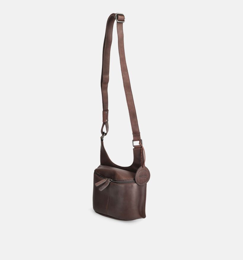 Saccoo Toro Sac &agrave; dos en Brun fonc&eacute; pour femmes (381979)