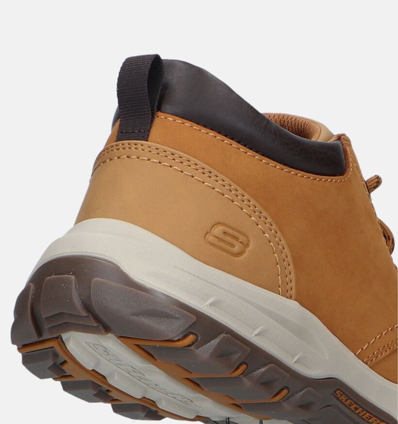 Skechers Knowlson Ramhurst Relaxed Fit Bottines en Naturel pour hommes (327874)