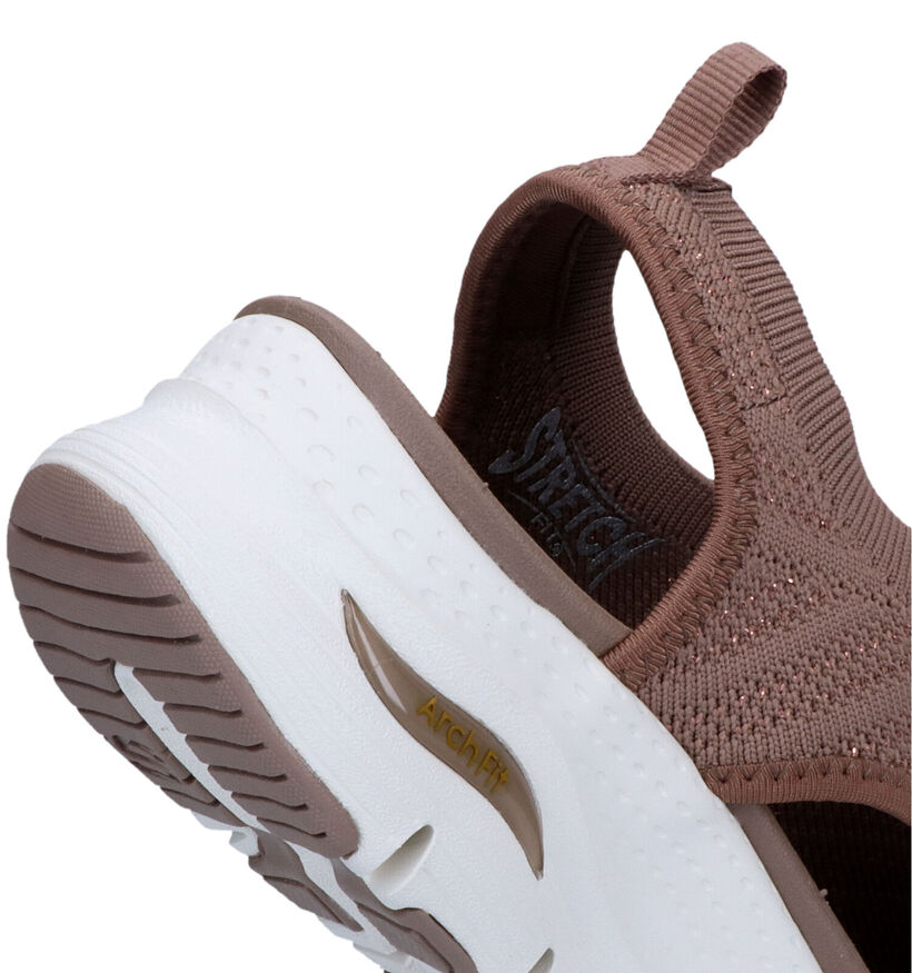 Skechers Arch Fit Bruine Sandalen voor dames (338827)