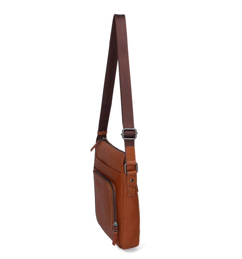 Maverick Cognac Crossbody Tas voor heren (341263)