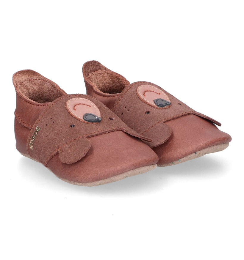 Bobux Papa Bear Chaussons pour bébé en Marron pour garçons (315038)