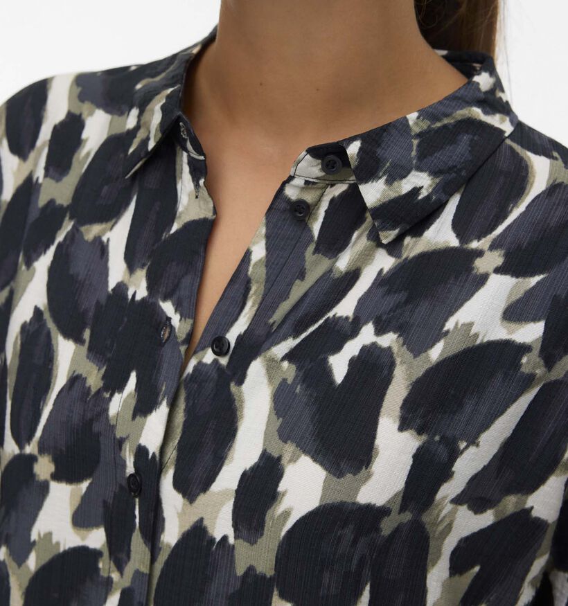 Vero Moda Fanine Zwarte Hemdjurk voor dames (366405)