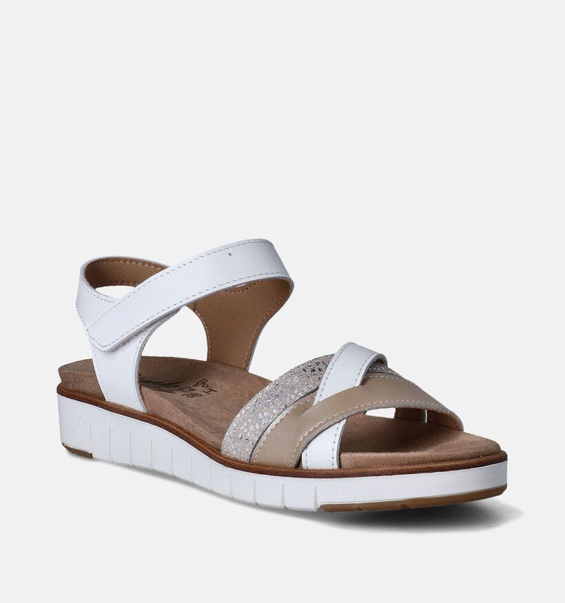 Solemade Romi Sandales pour semelles orthopédiques en Blanc pour femmes (355625) - pour semelles orthopédiques