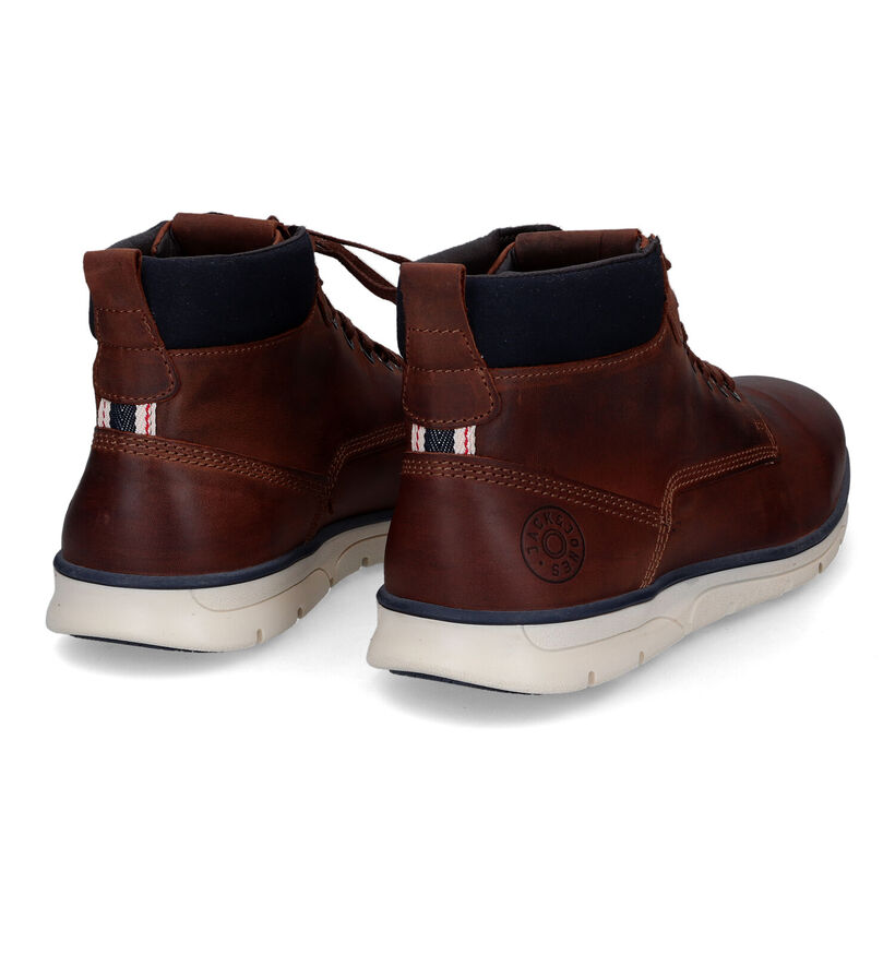 Jack & Jones Tubar Chaussures hautes en Marron pour hommes (318438) - pour semelles orthopédiques