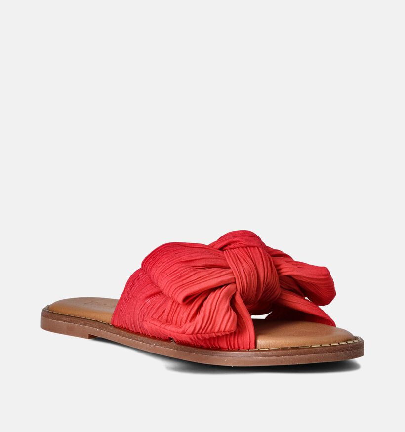 Tango Nu-pieds plates en Rouge pour femmes (362949)