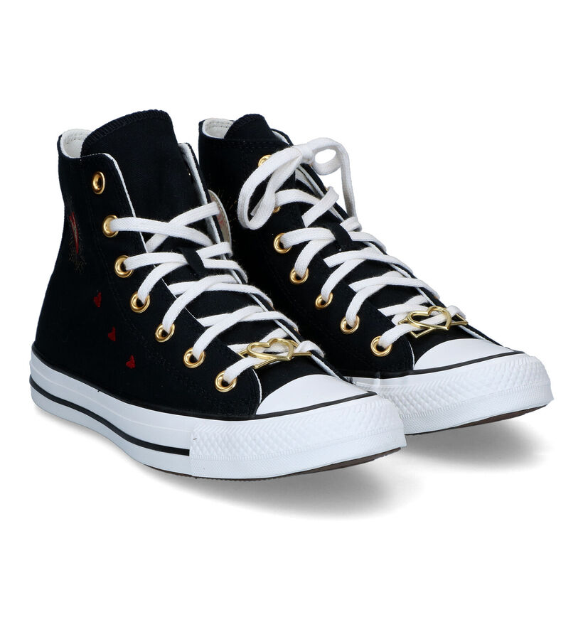 Converse CT All Star Hi Baskets en Blanc en textile (317442)
