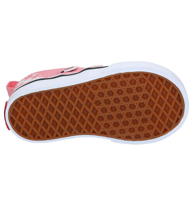 Vans Asher Baskets slip-on en Rose en textile (290256)