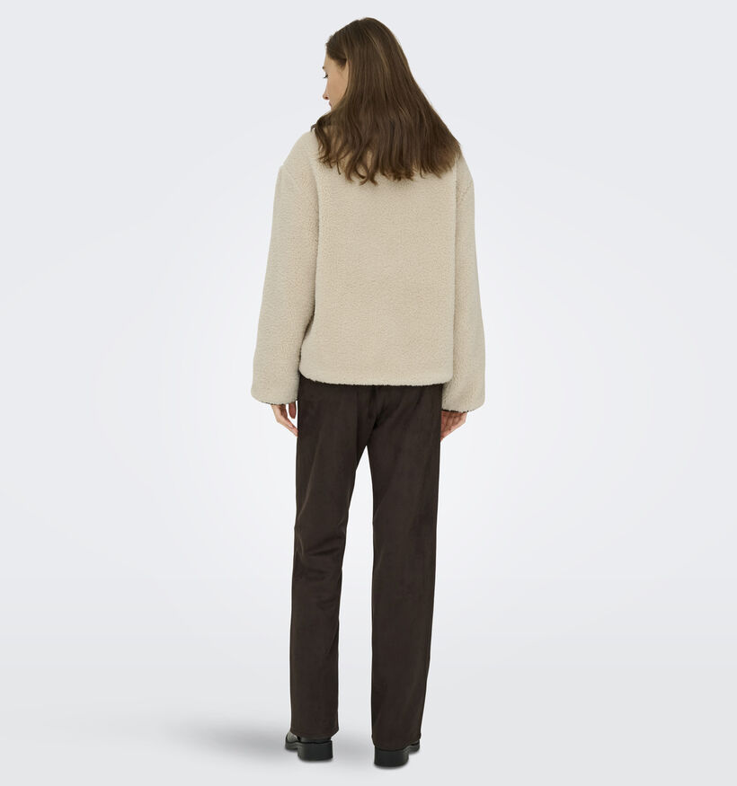 JDY Noella Life Manteau court en Beige pour femmes (369184)