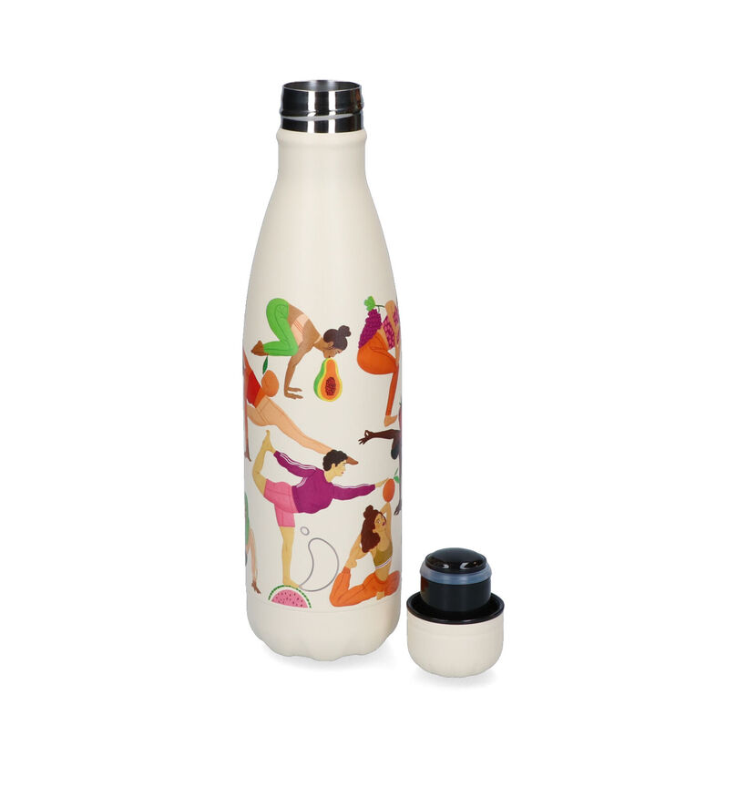 Chilly’s x Bodil Jane Fruity Flex Ecru Drinkfles 500ml voor dames, meisjes, heren, jongens (314615)