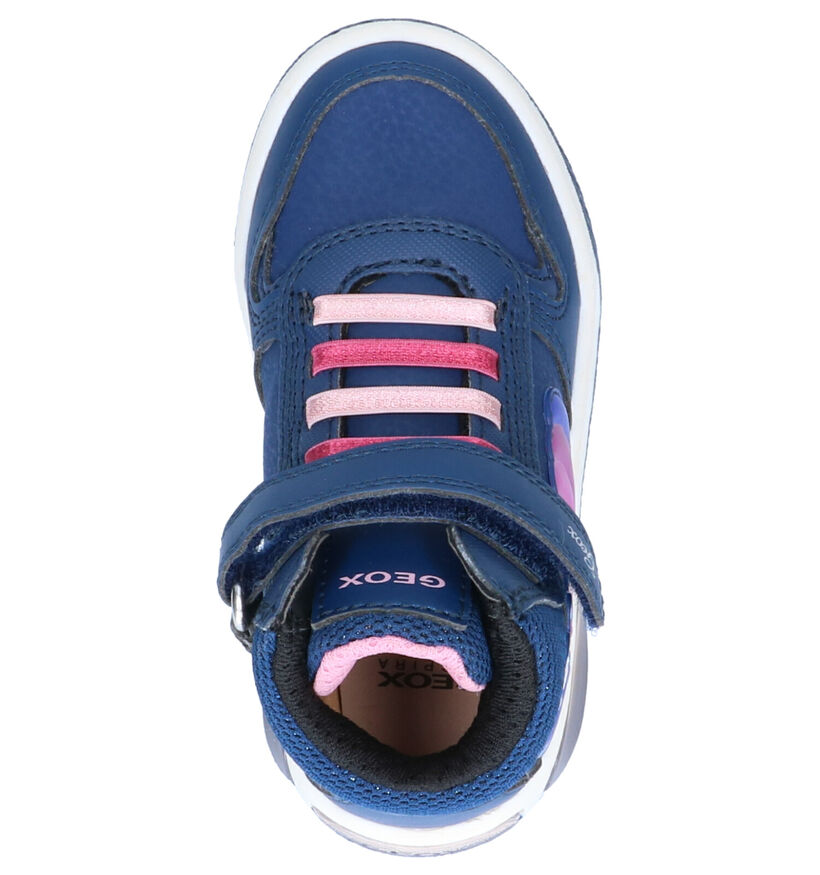 Geox Blauwe Sneakers in kunstleer (254478)