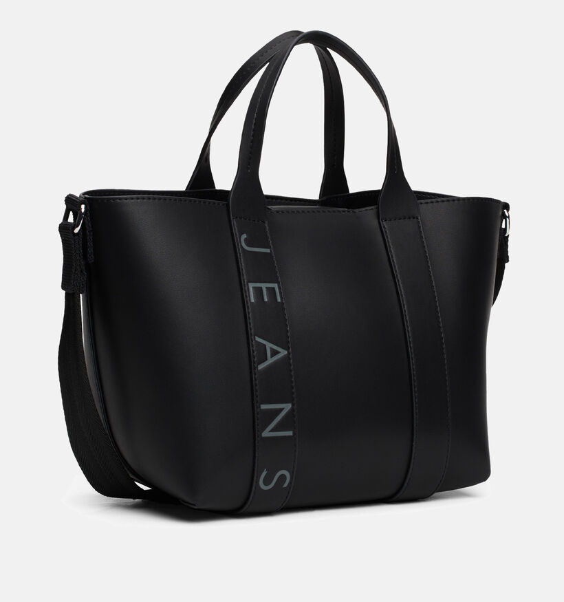 Tommy Hilfiger TJW City Bold Mini Tote Sac à main Noir pour femmes (346673)