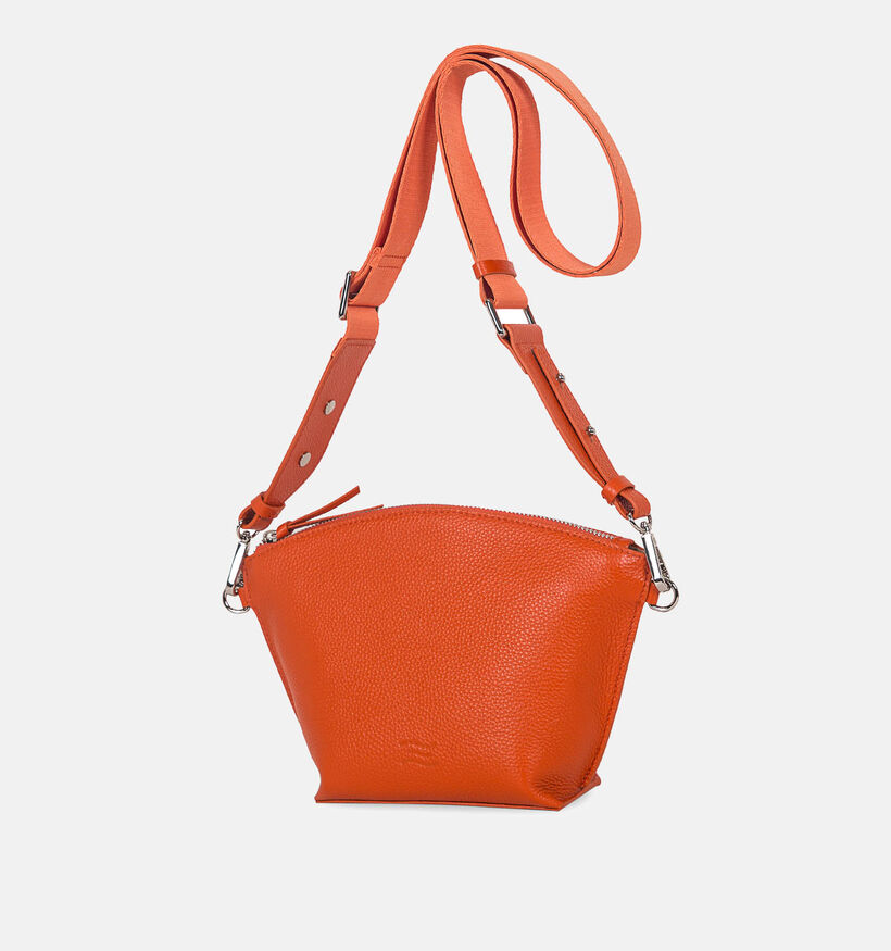 Crinkles Oranje Crossbody Tas voor dames (342328)
