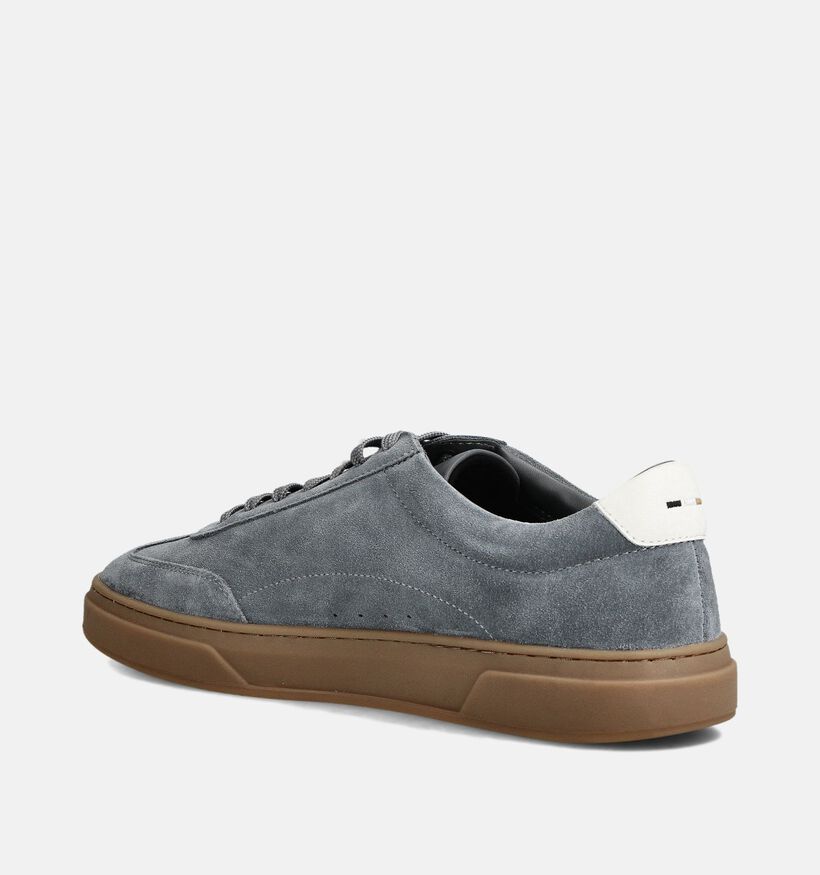BOSS Kieran Grijze Veterschoenen voor heren (359087) - geschikt voor steunzolen