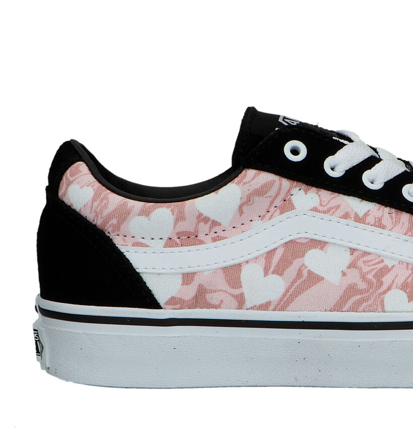 Vans Ward Zwarte Skate Sneakers voor meisjes (321077)