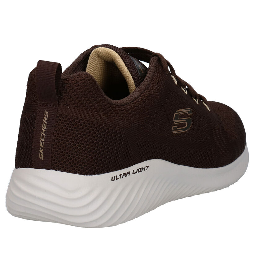 Skechers Bounder Zwarte Sneakers in stof (287098)