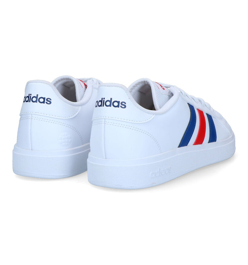 adidas Grand Court Base 2.0 Baskets basses en Noir pour hommes (357083) - pour semelles orthopédiques